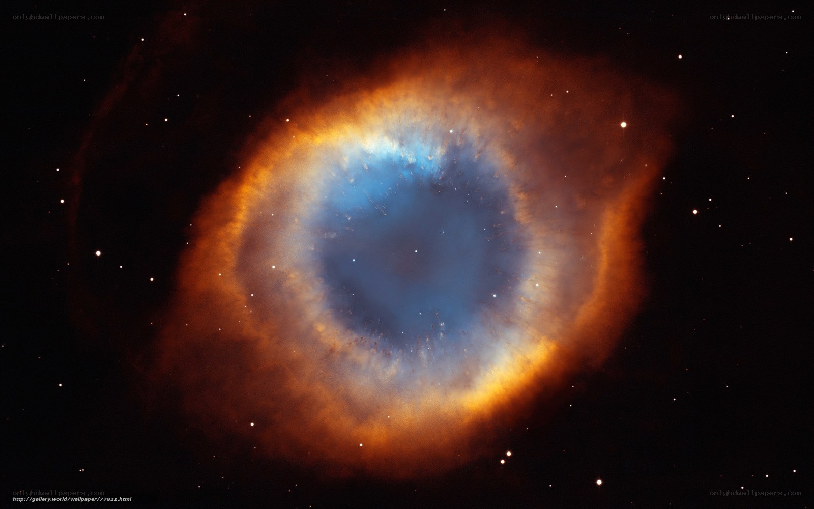 Helix Nebula in space