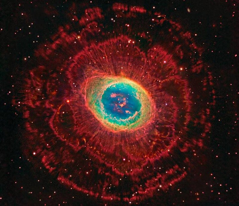 Helix Nebula — Red, Dramatic