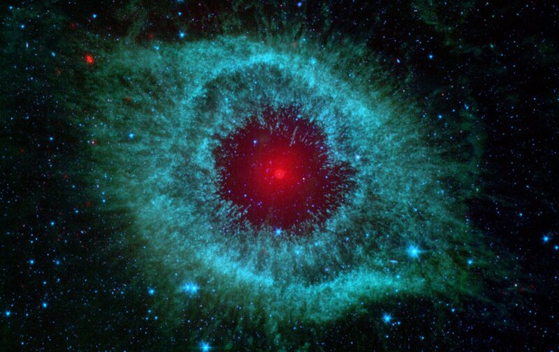Helix Nebula — Red