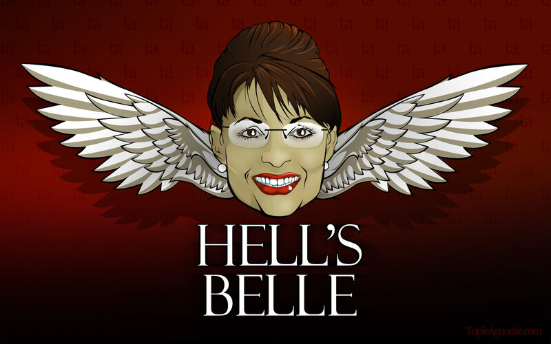 Hell's Belle caricature