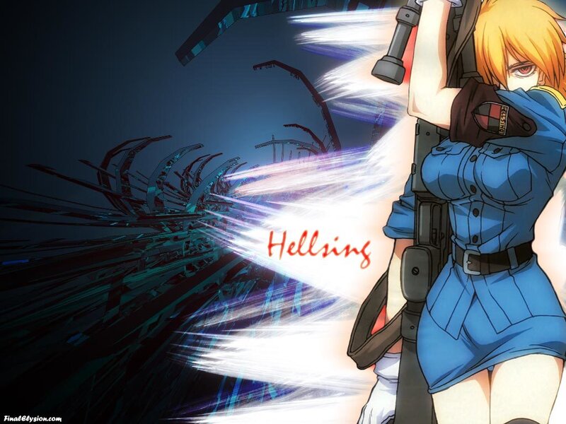 Hell'sing anime action scene