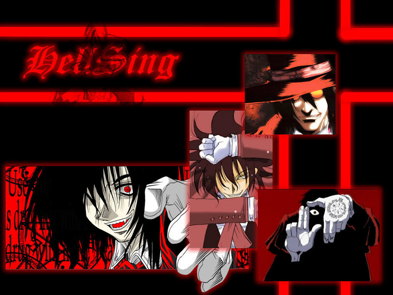 Hell Sing anime collage