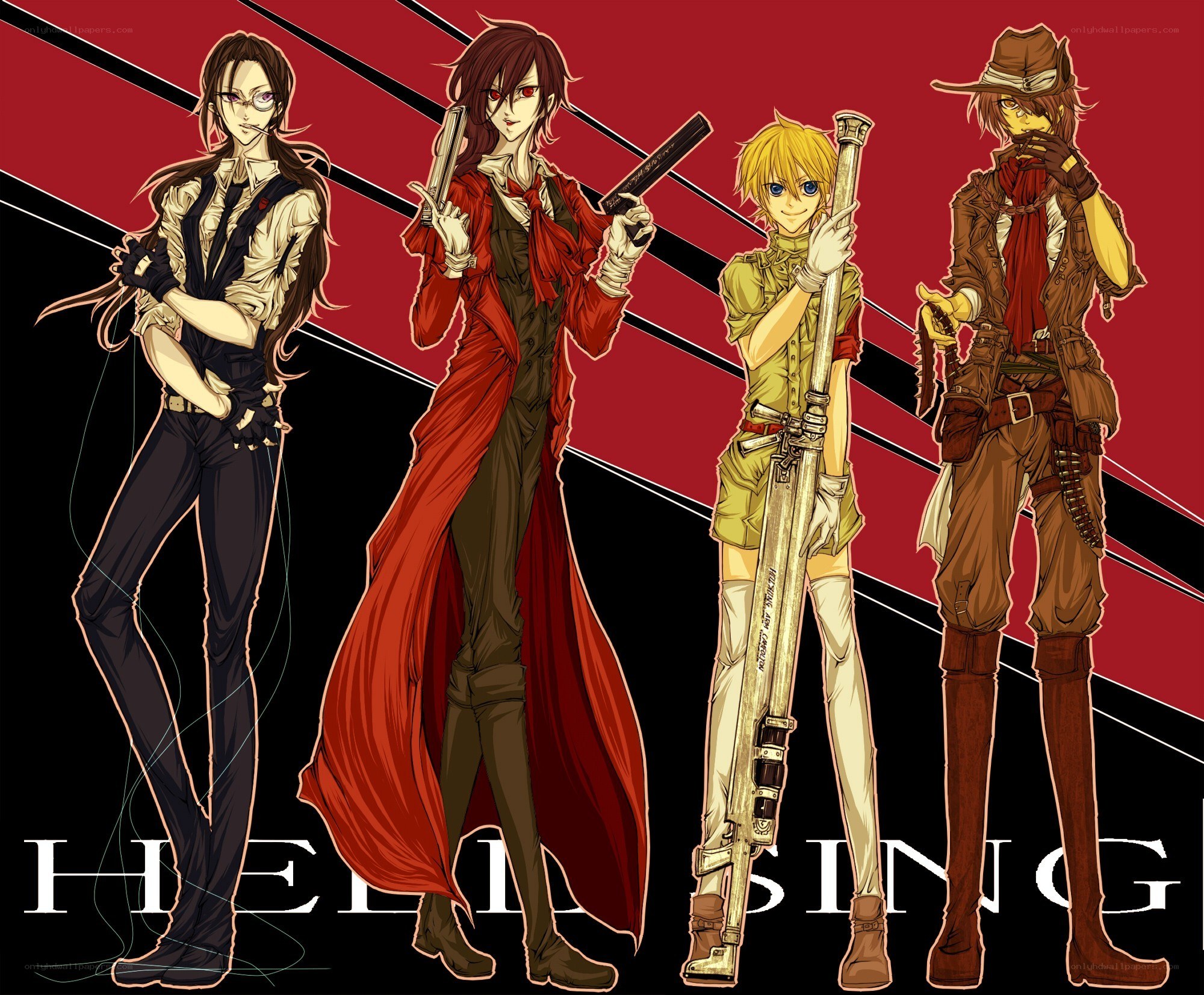 Hell Sing characters illustration