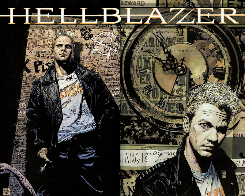 Hellblazer comic book cover