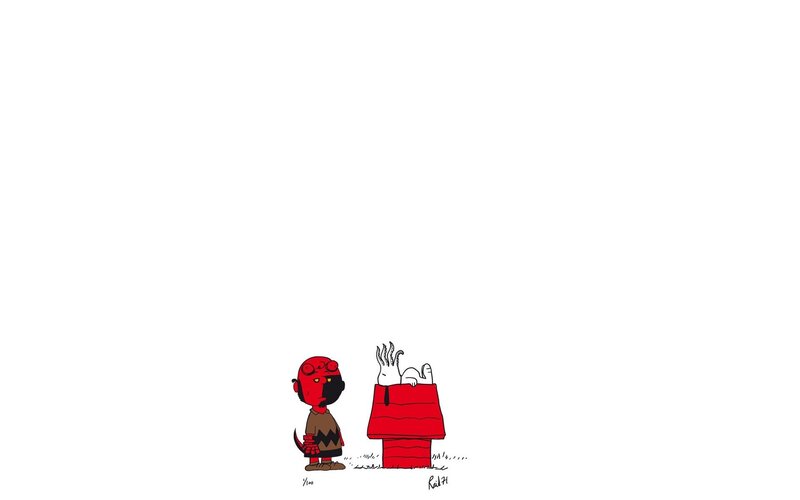 Hellboy and Snoopy