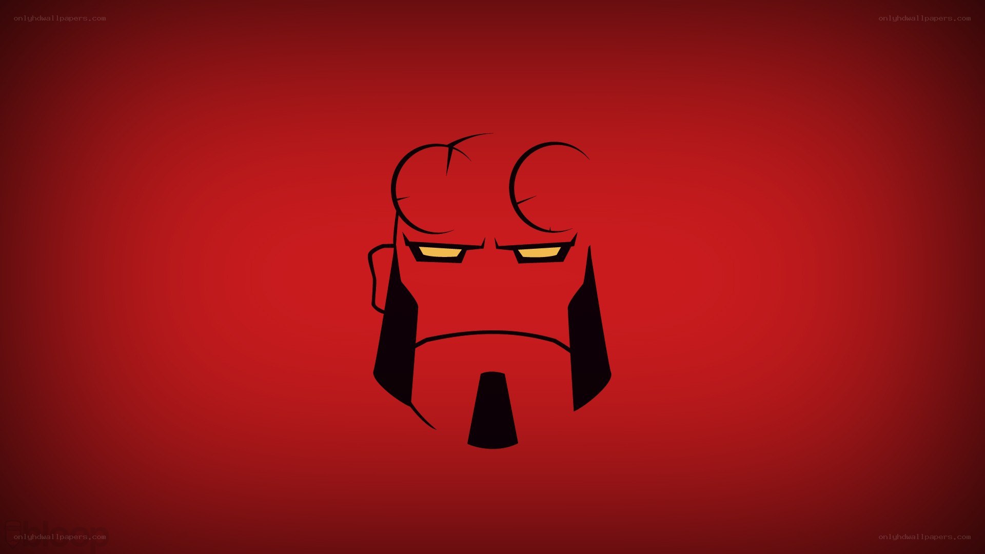Hellboy character illustration