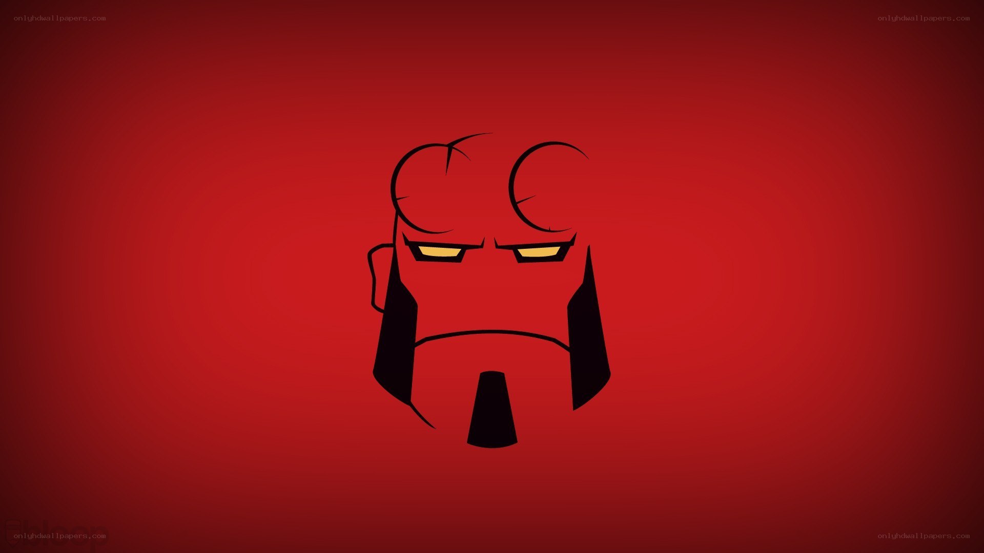 Hellboy character illustration