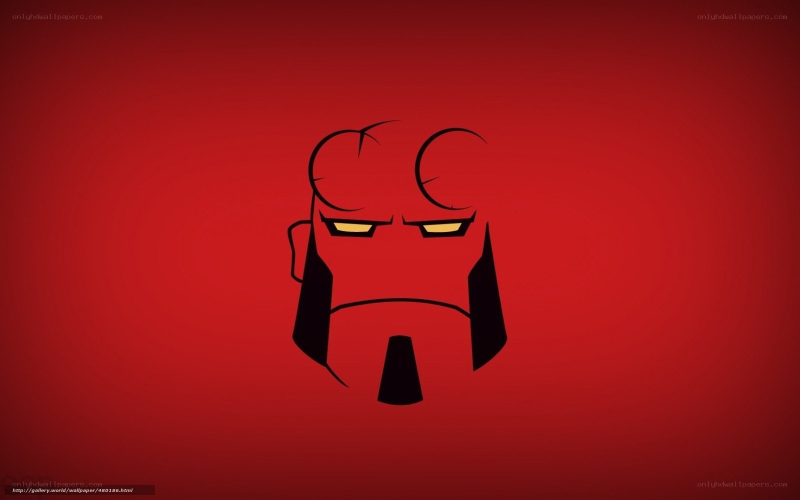 Hellboy character portrait