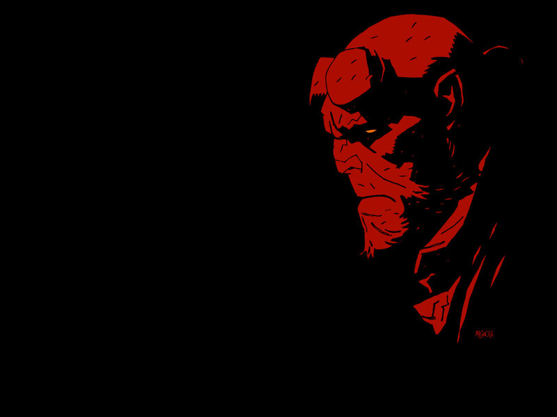 Hellboy Character — Red, Dramatic