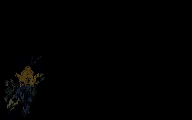 Hellboy comic art wallpaper