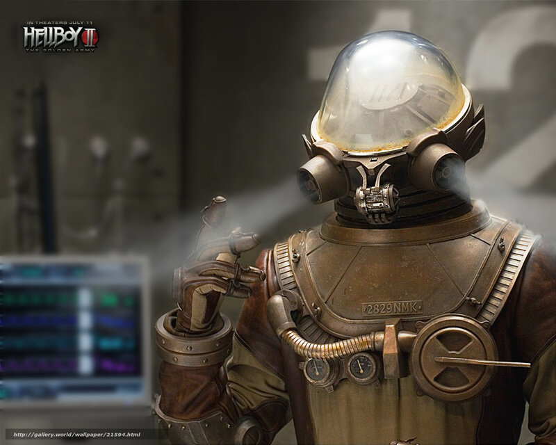 Hellboy II character in armor