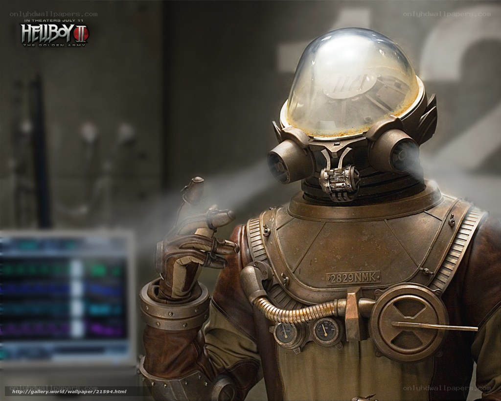 Hellboy II character in armor