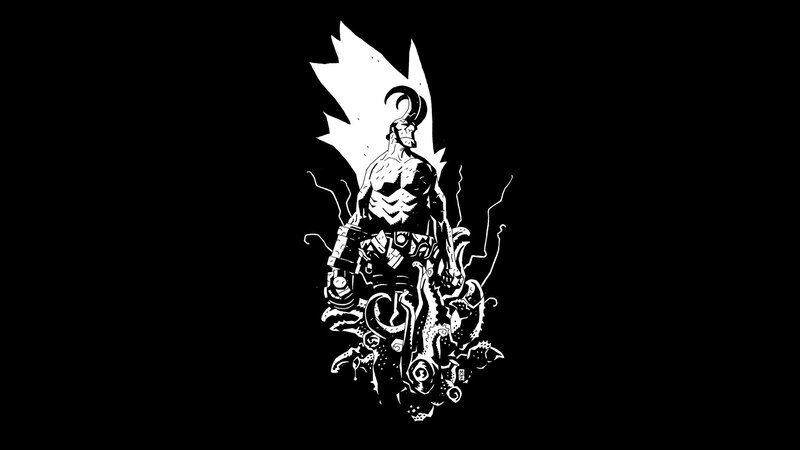 Hellboy with Tentacles — Black
