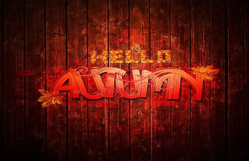 Hello Autumn design
