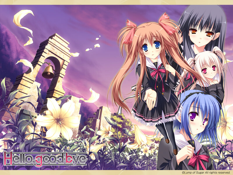 Hello, goodbye anime art