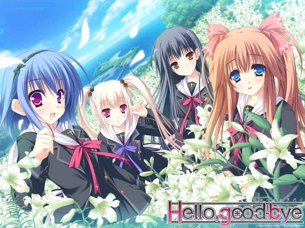 Hello, goodbye anime girls