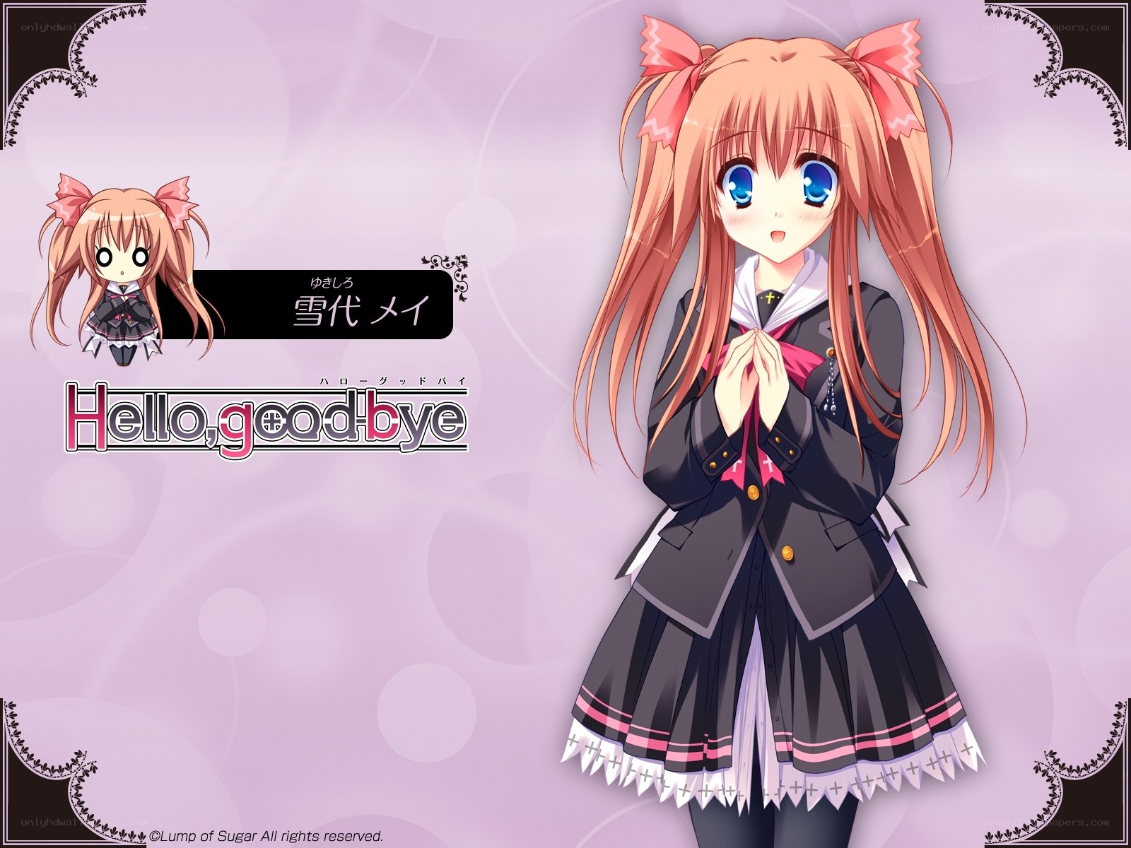 Hello, goodbye character art