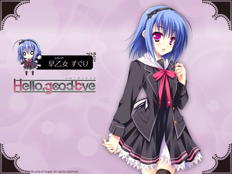 Hello, goodbye character art