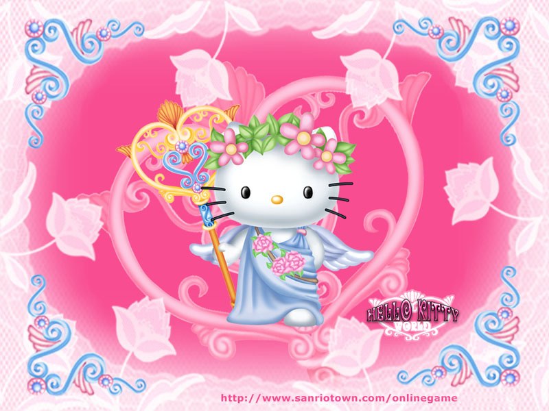Hello Kitty angel with wand