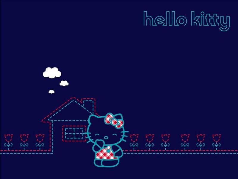 Hello Kitty at night