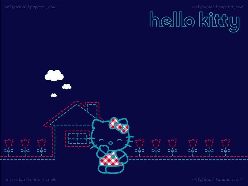 Hello Kitty at night