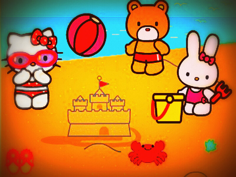 Hello Kitty at the Beach