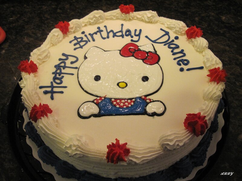 Hello Kitty Birthday Cake