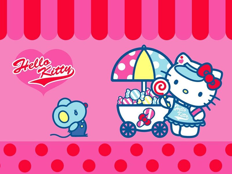 Hello Kitty candy cart