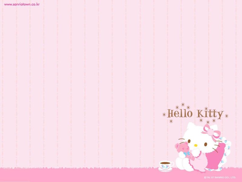Hello Kitty Character — Pink, Calm, Illustration