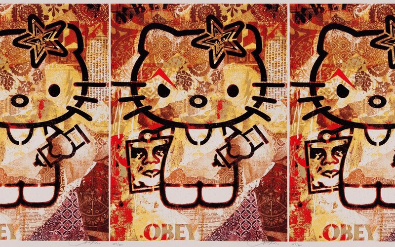 Hello Kitty Character — Red, Bold
