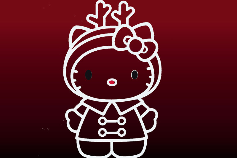 Hello Kitty Character — Red, Festive