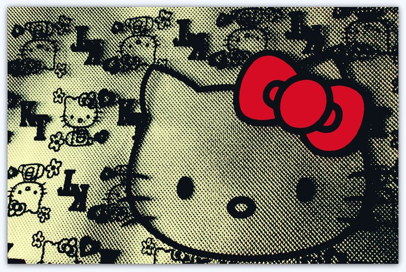 Hello Kitty Character — Red, Playful, Comic
