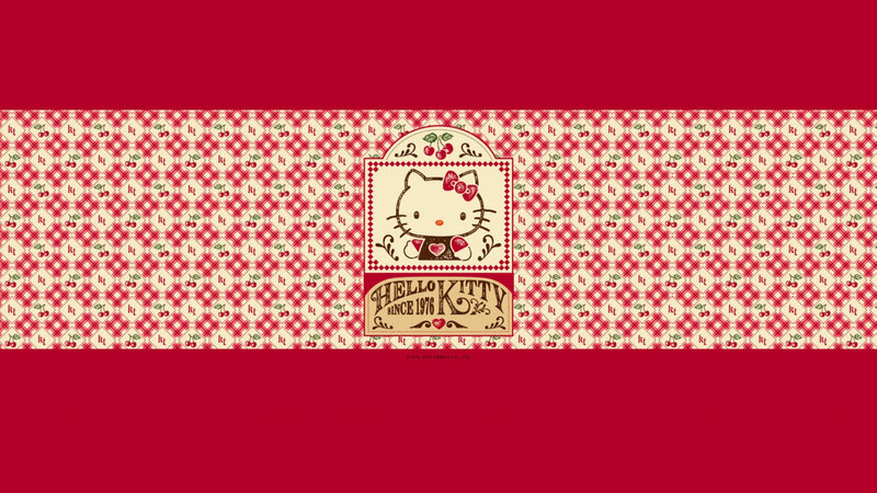Hello Kitty Character — Red, Playful