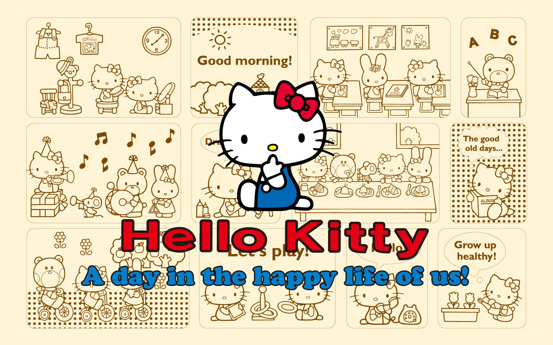 Hello Kitty daily life