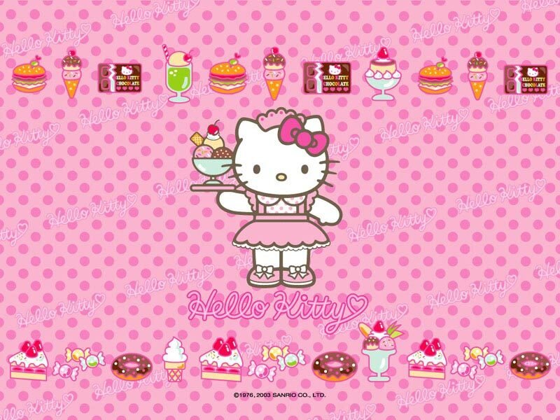 Hello Kitty dessert theme