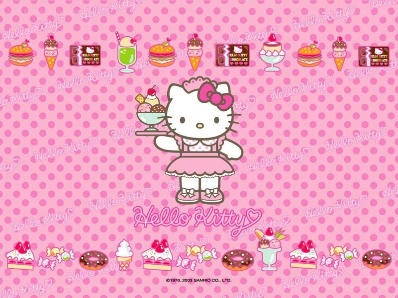 Hello Kitty dessert theme