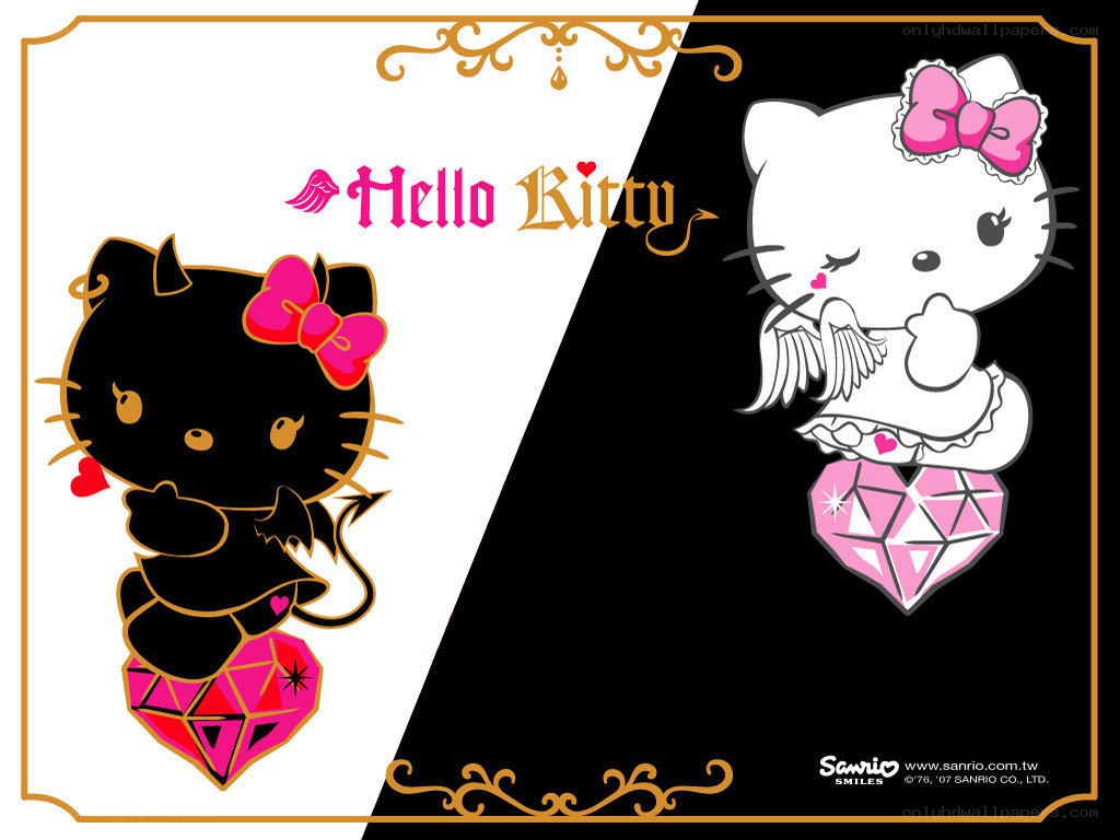 Hello Kitty dual character design