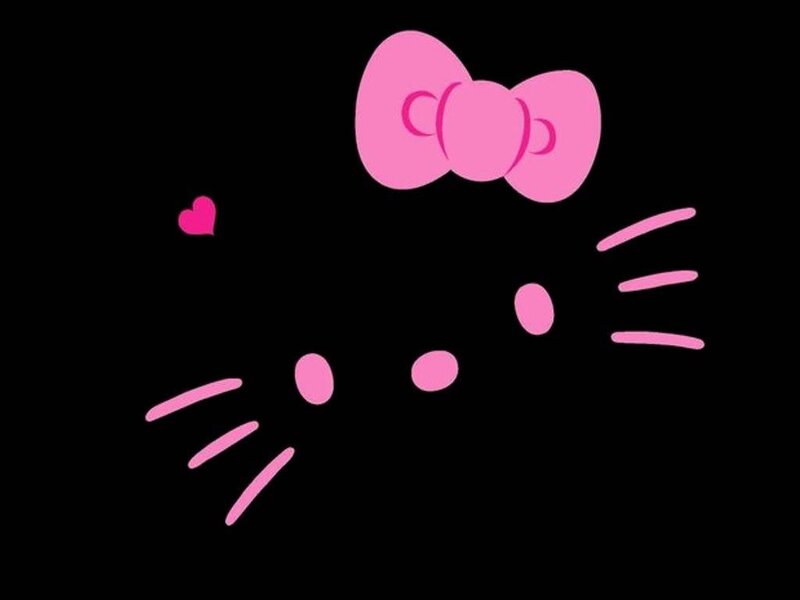 Hello Kitty Face — Black