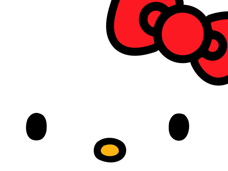 Hello Kitty Face — White