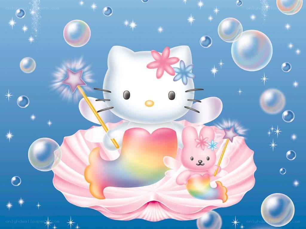 Hello Kitty fairy scene