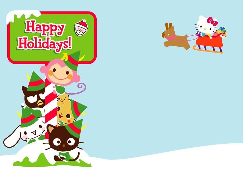 Hello Kitty holiday greeting