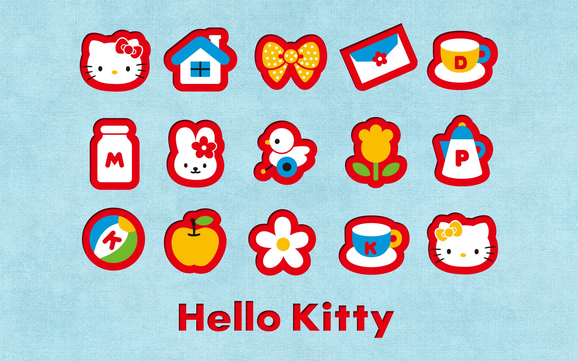 Hello Kitty icon set