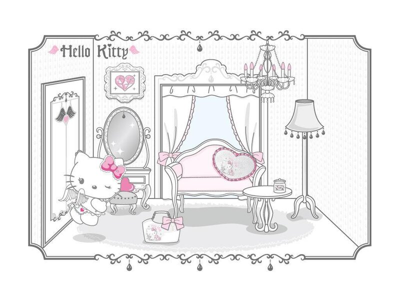 Hello Kitty in a Room — Pink, Sweet