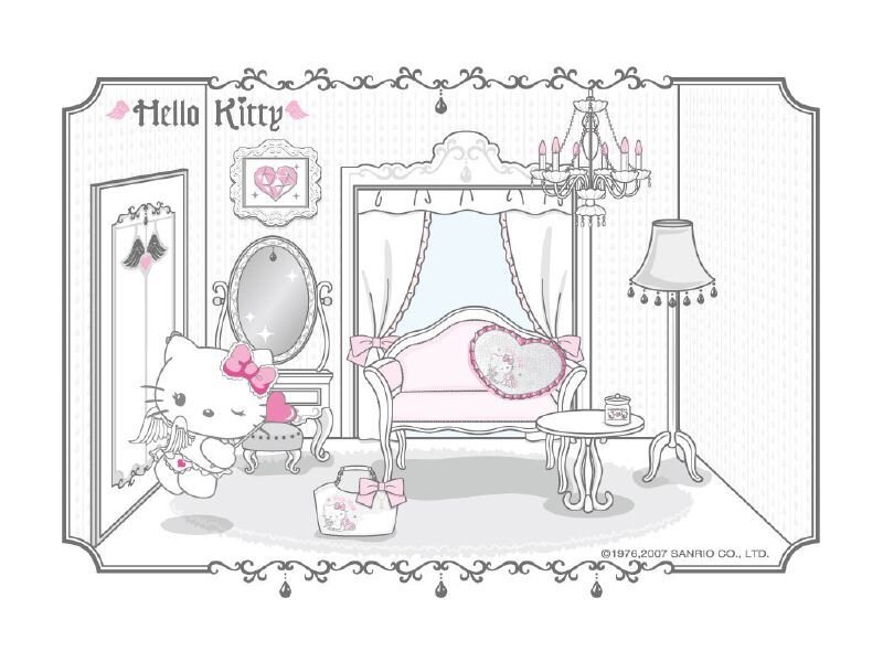 Hello Kitty in a Room — Pink