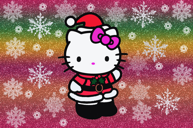 Hello Kitty in Santa Outfit