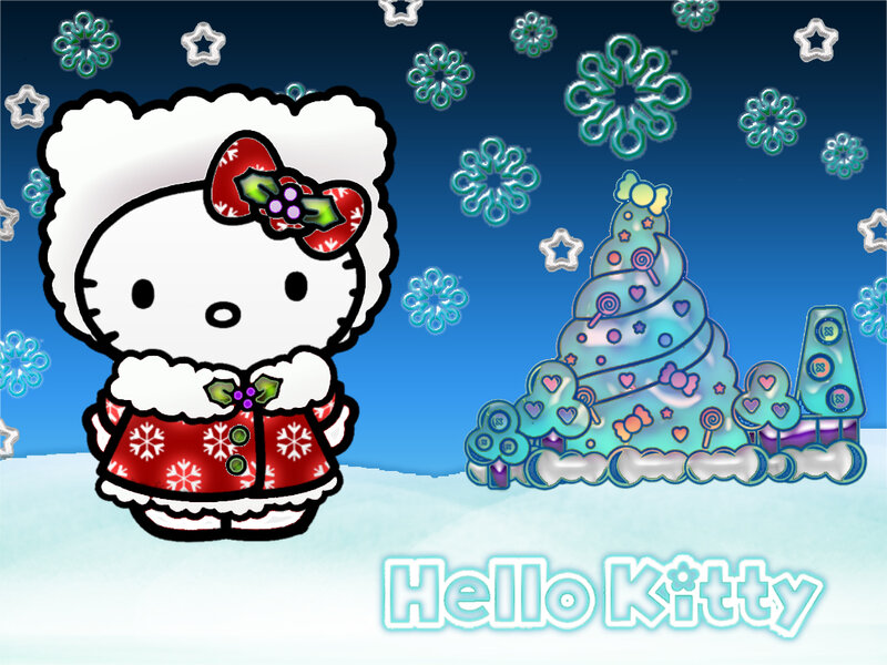 Hello Kitty in Winter
