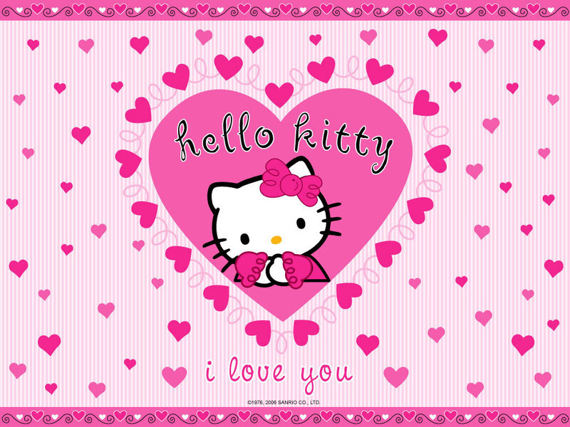 Hello Kitty love heart