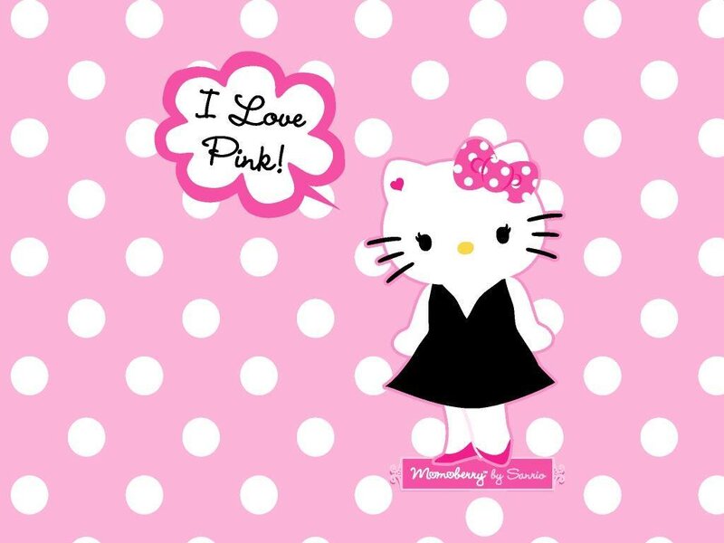 Hello Kitty loves pink