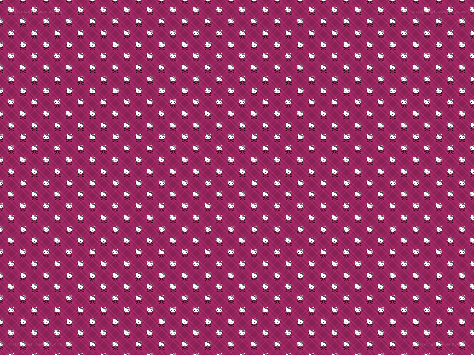 Hello Kitty pattern wallpaper