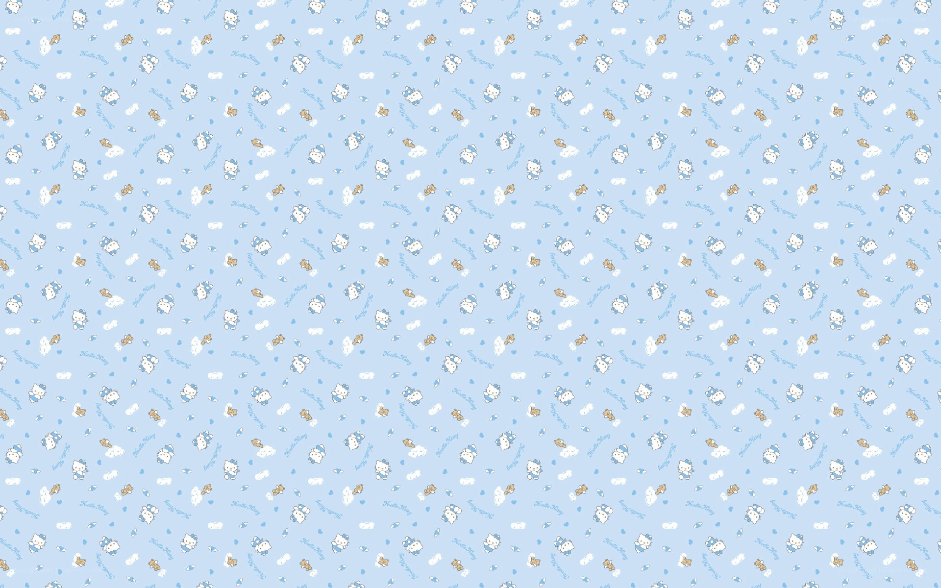 Hello Kitty pattern wallpaper